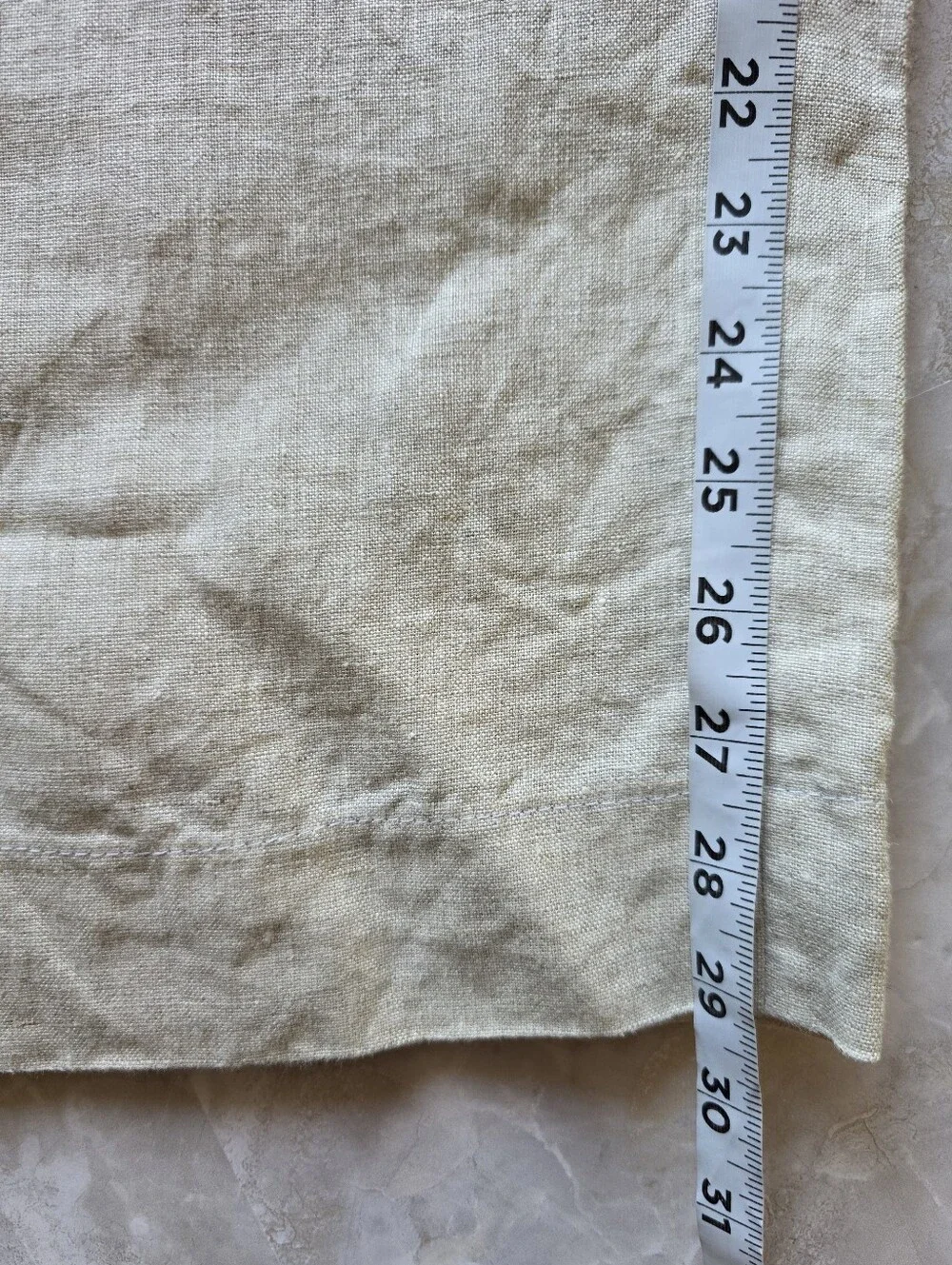 Banana Republic HighRise Relaxed Straight Linen 12 Pants Quiet Luxury EuroSummer